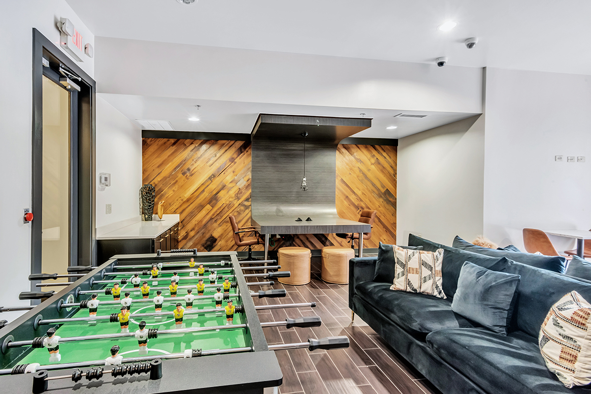 Community clubhouse interior